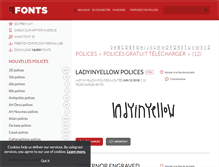 Tablet Screenshot of fr.ffonts.net